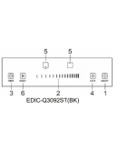 ELBA BUILT IN DOMINO INDUCTION COOKER EDIC-Q3092ST(BK)