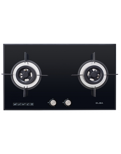 ELBA 2BURNER BUILT IN GLASS HOB EGH-K8942G(BK)