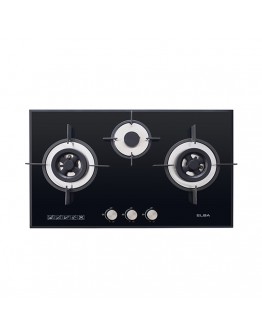 ELBA 3BURNER BUILT IN GLASS HOB EGH-K8943G(BK)