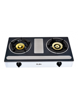 ELBA DOUBLE BURNER GAS COOKER EGS-M6992(SS)