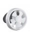 ELBA 8" GLASS MOUNTED VENTILATION FAN EGVF-E0815(WH)