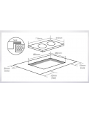 ELBA 2BURNER BUILT IN INDUCTION COOKER EIC-Q7092ST(BK)