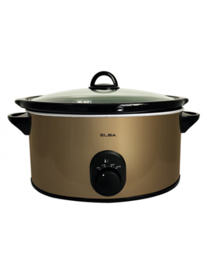 ELBA 6.5L SLOW COOKER ESCO-K6568(CP)