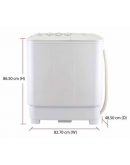 MIDEA 9KG SEMI AUTO WASHING MACHINE MSW-9008P