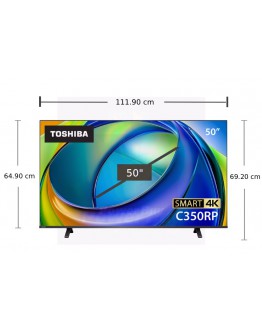 TOSHIBA 50'' 4K UHD SMART VIDAA LED TV 50C350RP
