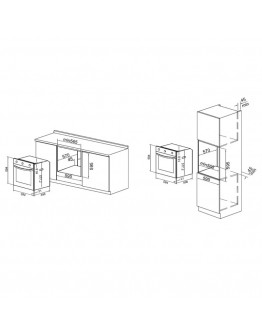 ELBA 67L BUILT IN OVEN EBO-N6770(BK)