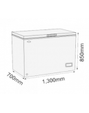 ELBA 510L/380L CHILLER FREEZER EF-F5138E(GR)