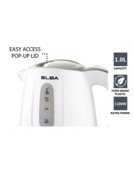 ELBA 1L JUG KETTLE EJK-G1033(WH)