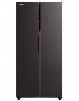 TOSHIBA 530L DUAL INVERTER SIDE BY SIDE REFRIGERATOR (SATIN GRAY) GR-RS600WI-PMY(37)